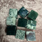Small Moss Agate Cube