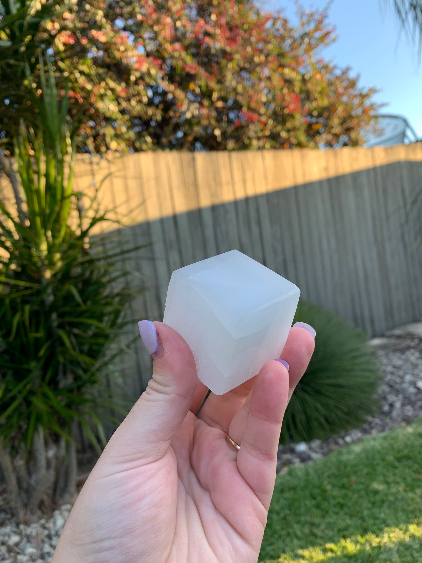 Selenite Small Cube