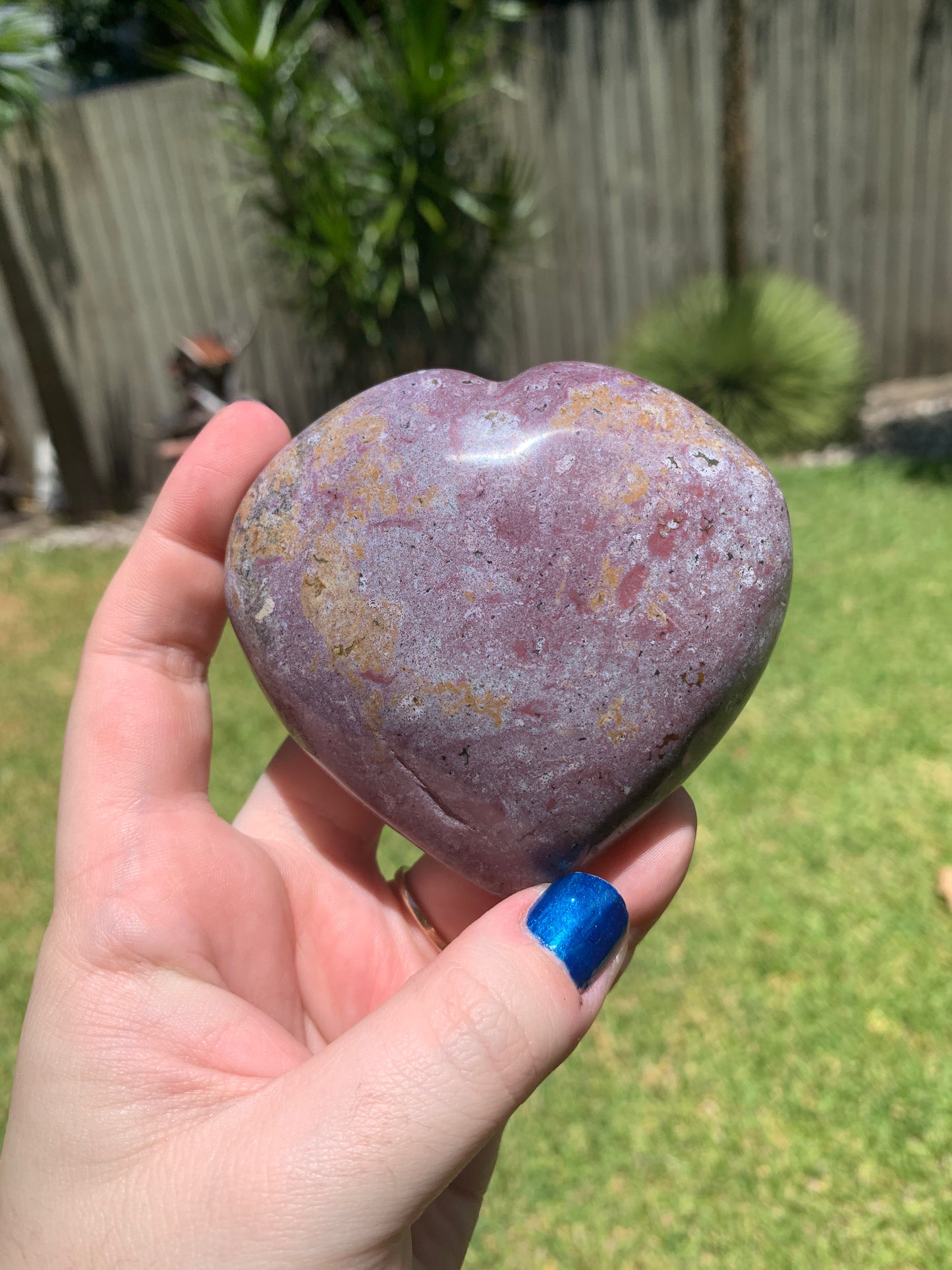 Ocean Jasper Heart