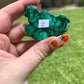 Malachite slab