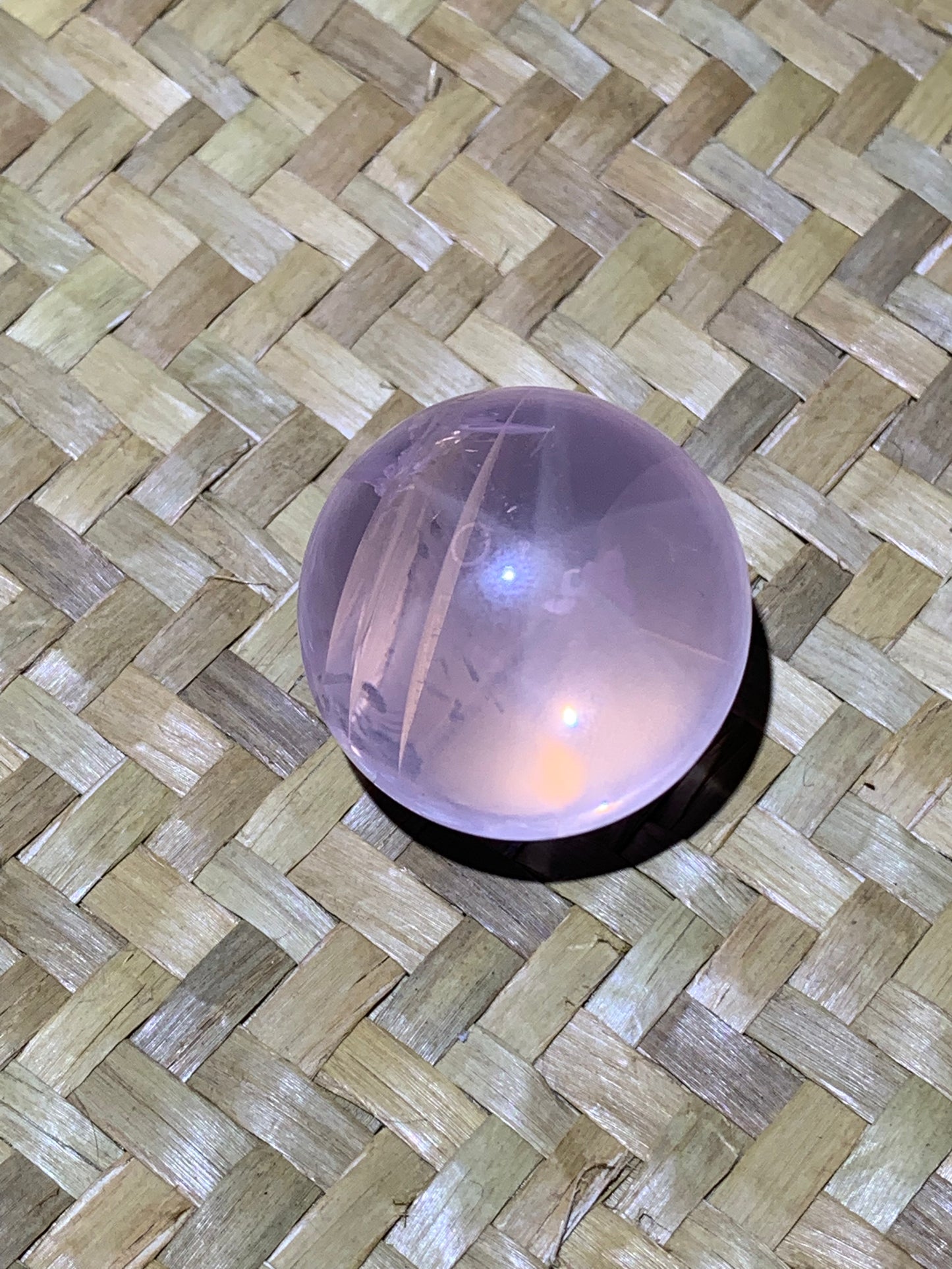 Rose Quartz Star Sphere