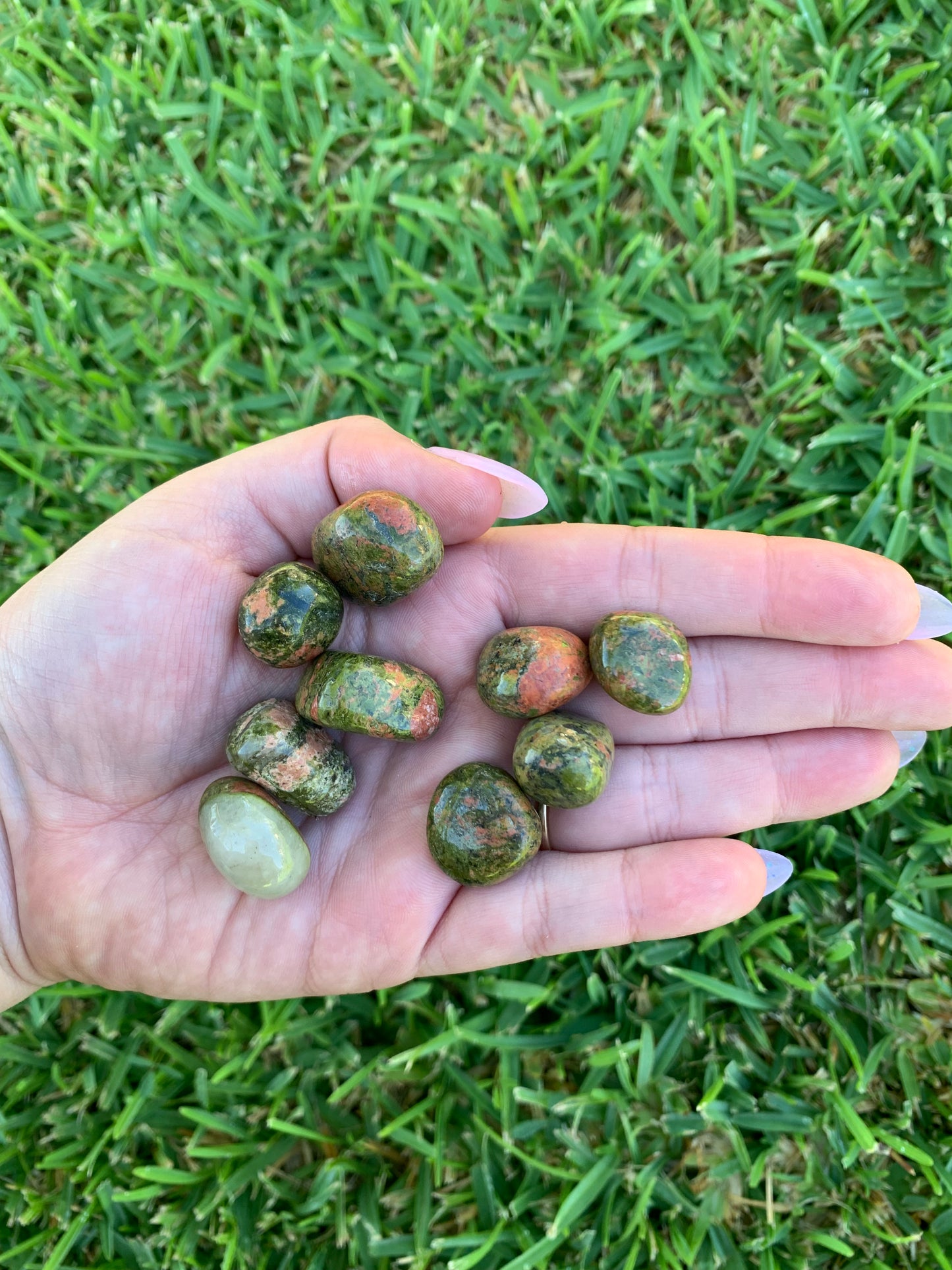 Small Unakite Tumble