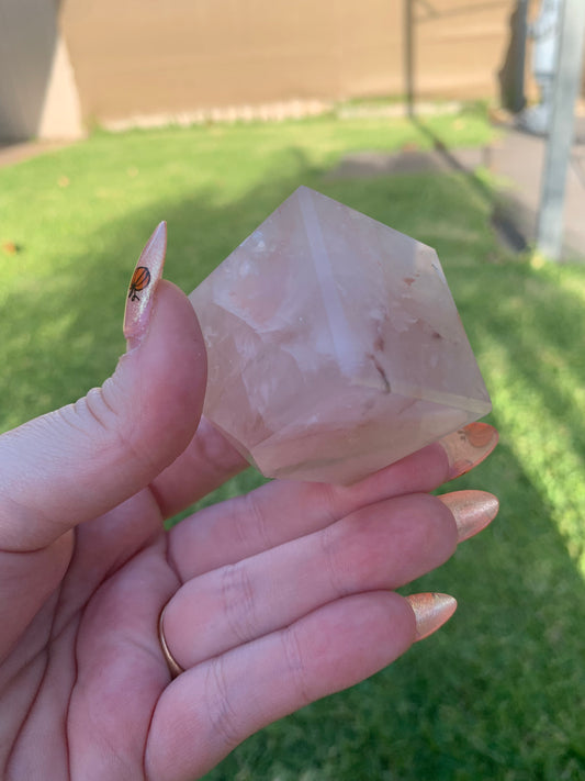 Fire Quartz Cube