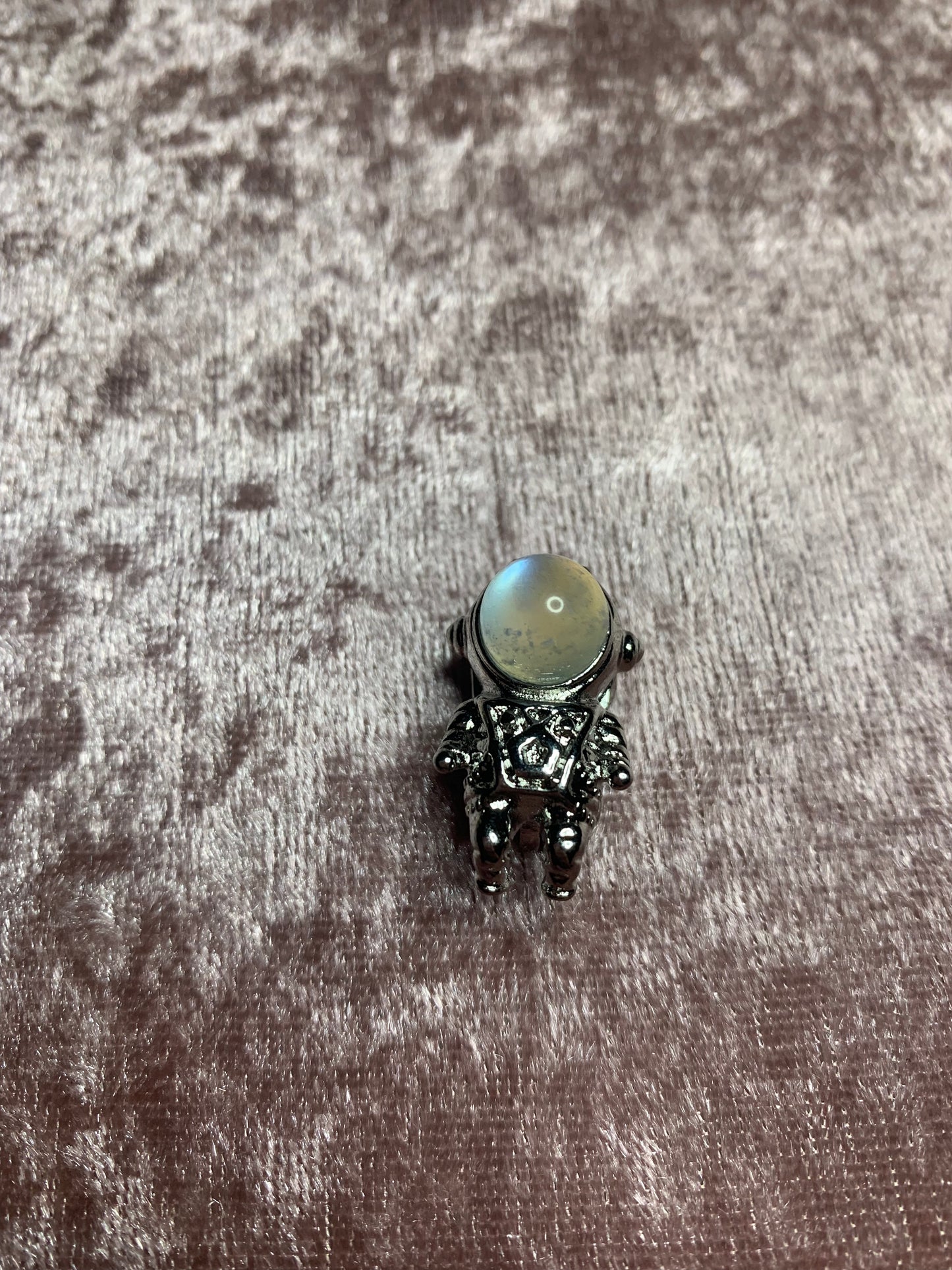 Moonstone Astronaut Pendant