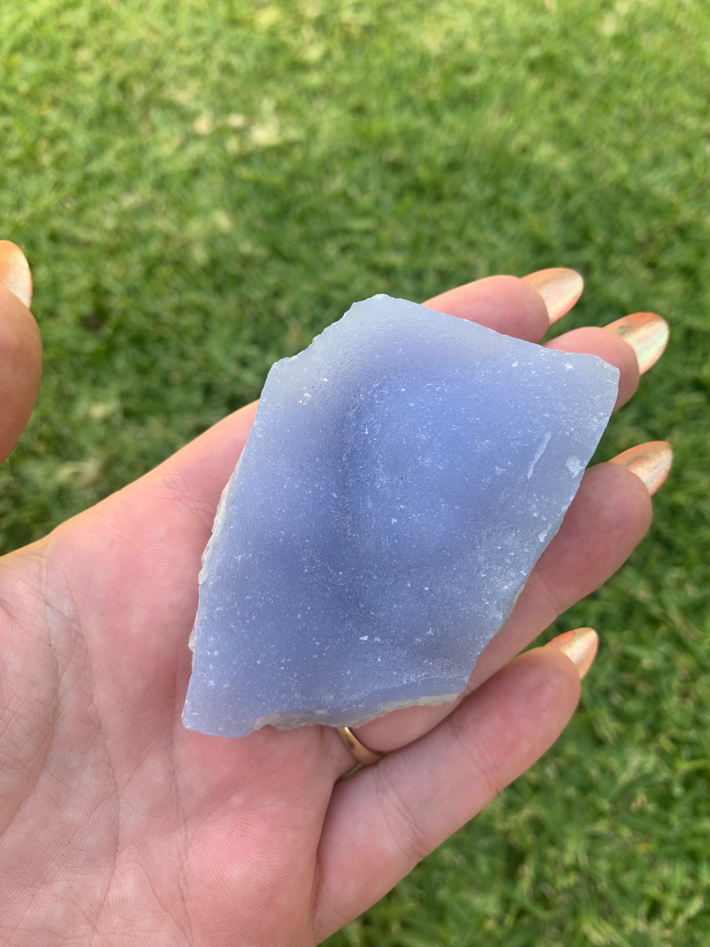 Blue Lace Agate Chalcedony Raw