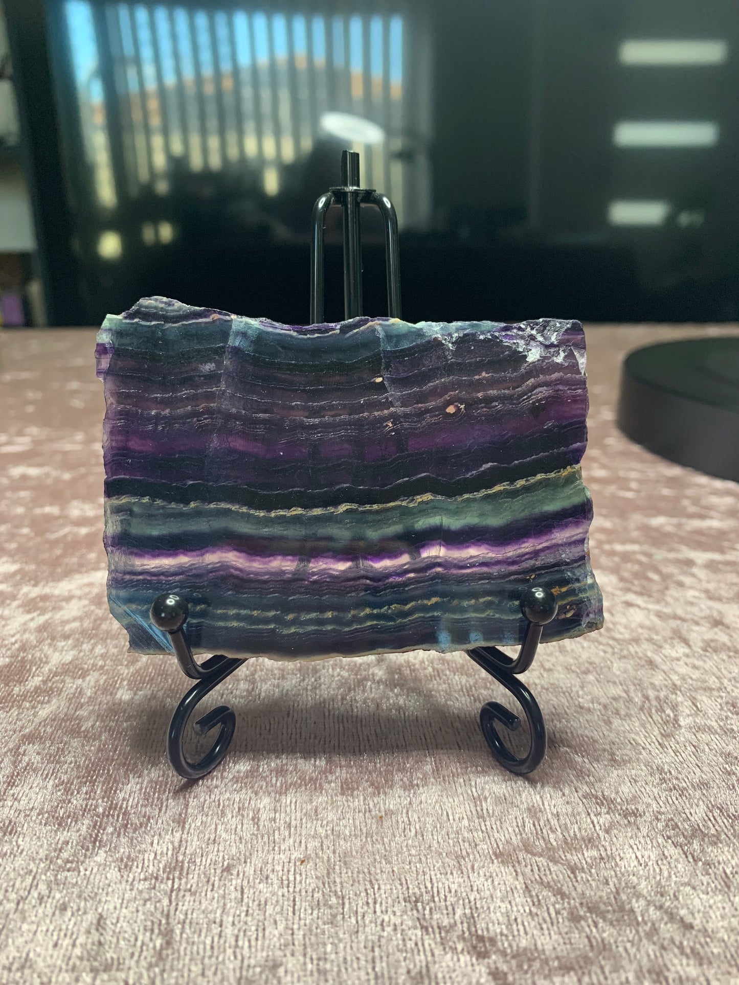 Rainbow Fluorite Slab