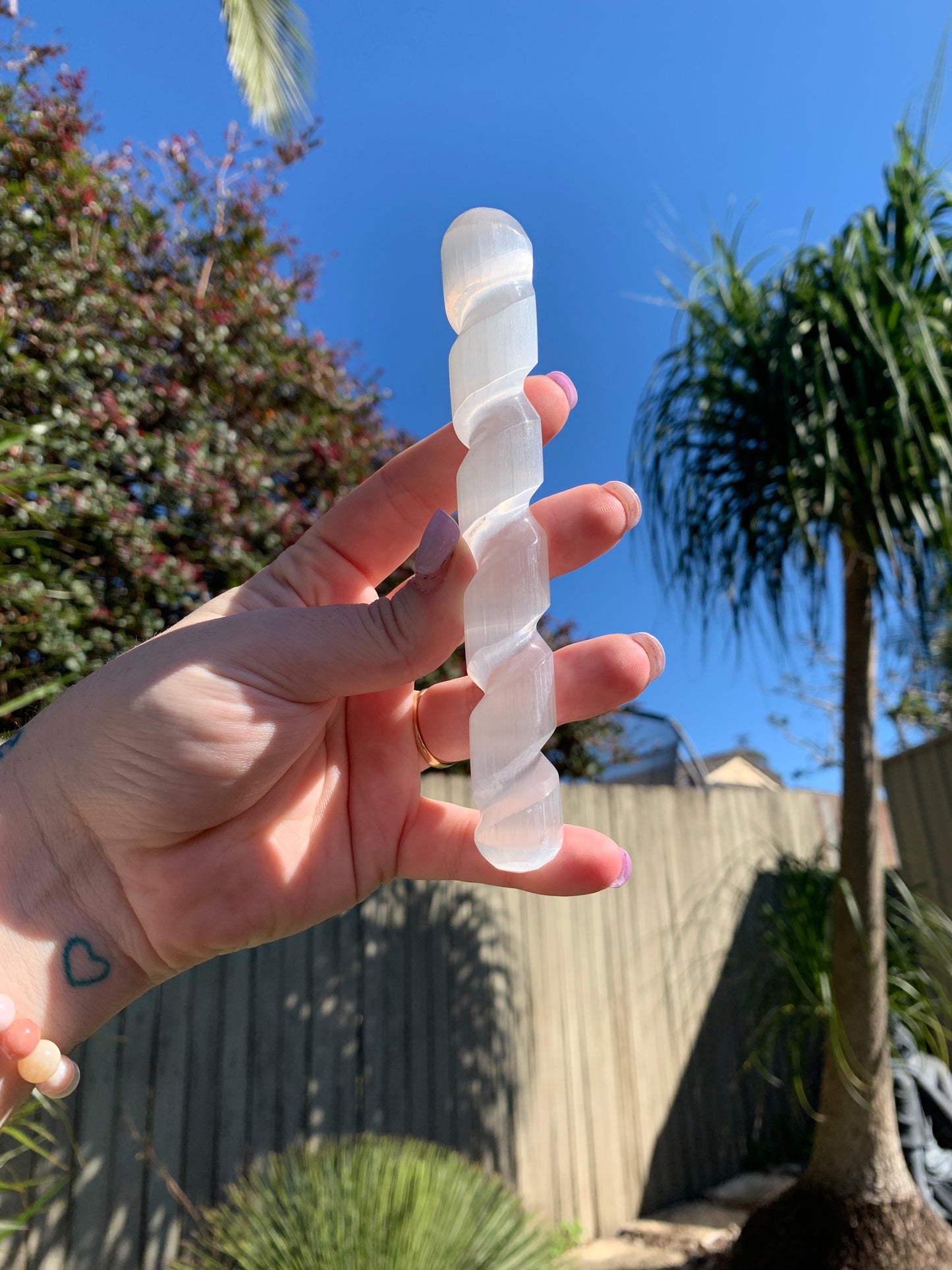 Selenite Wand