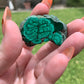 Malachite slab