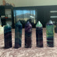 Rainbow Fluorite Point