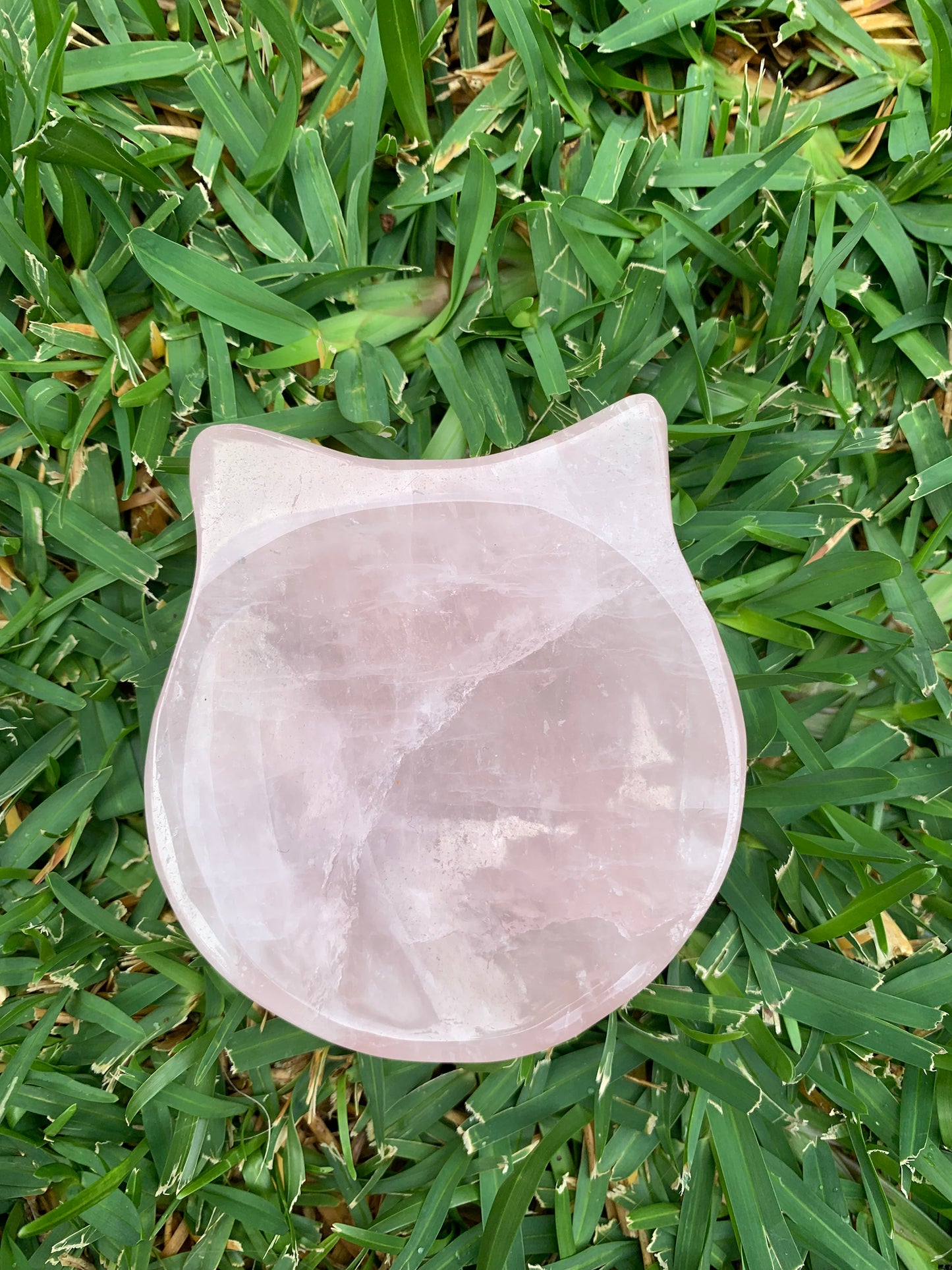 Rose Quartz Cat Bowl