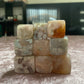 Flower Agate Cube