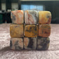 Crazy Lace Agate Cube