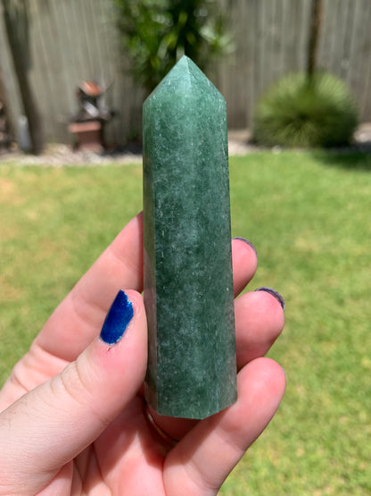 Green Strawberry Quartz Tower