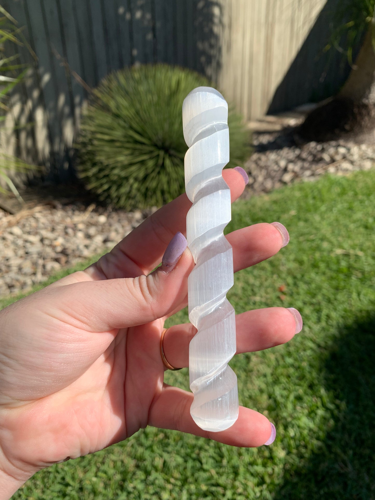 Selenite Wand