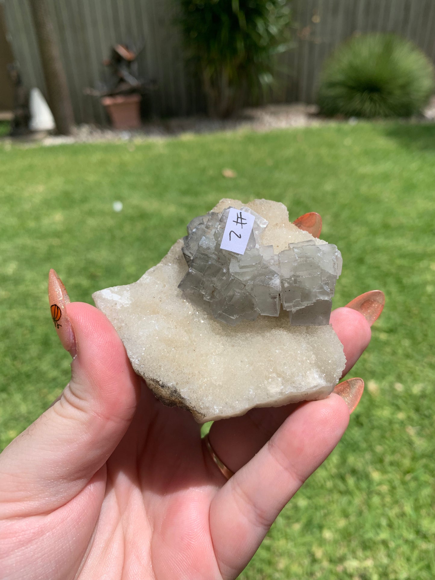 Cubic Fluorite Cluster #2