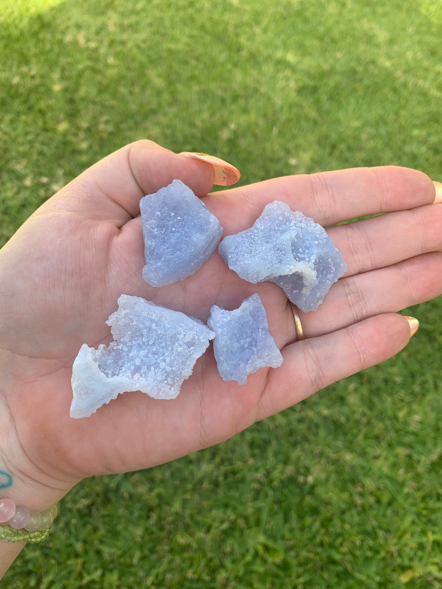 Blue Lace Agate Chalcedony Raw