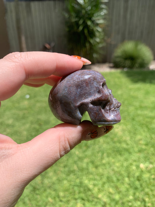 Ocean Jasper Skull