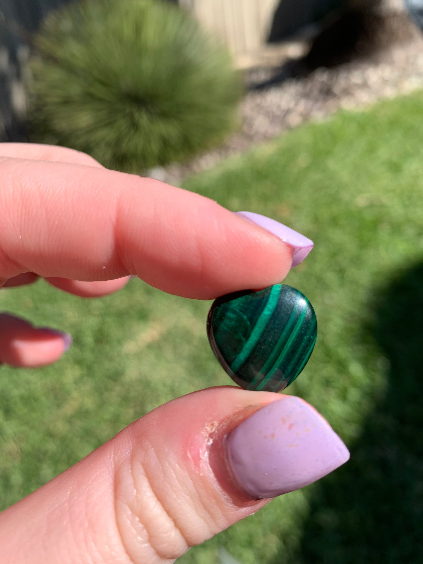 Malachite Mini Heart