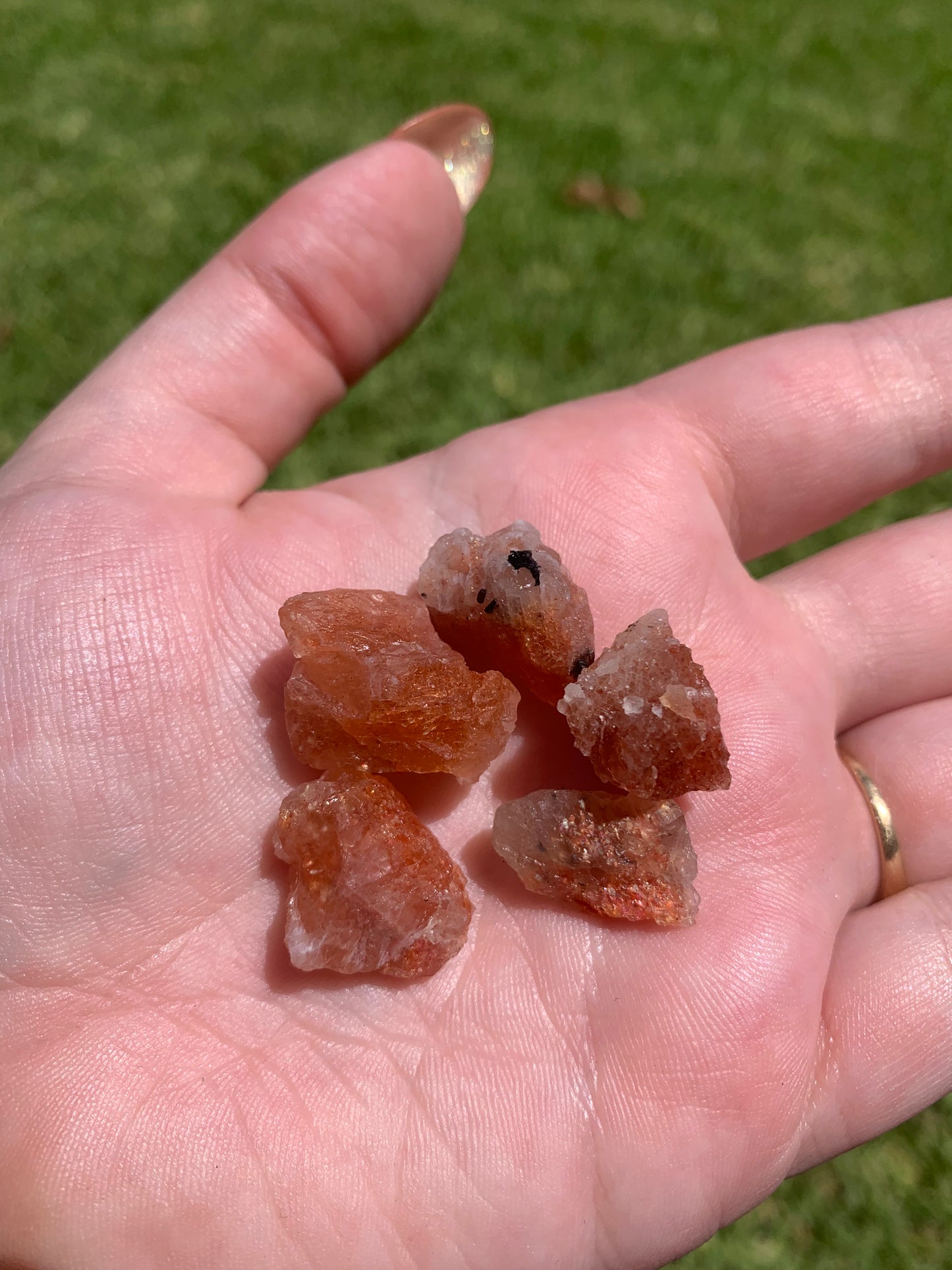 Mini Raw Sunstone