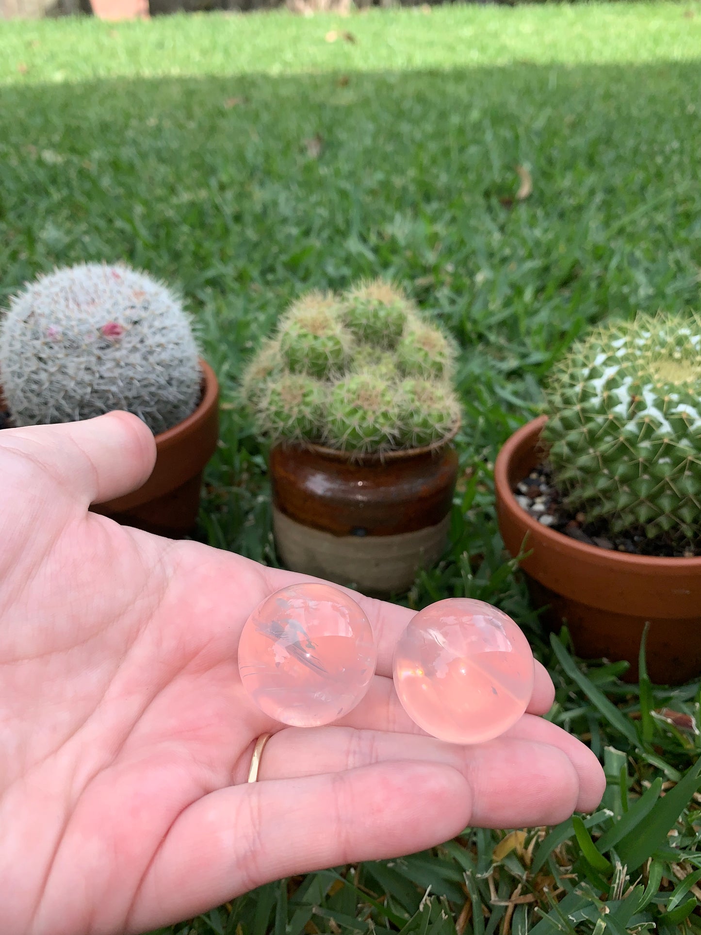 Rose Quartz Star Sphere