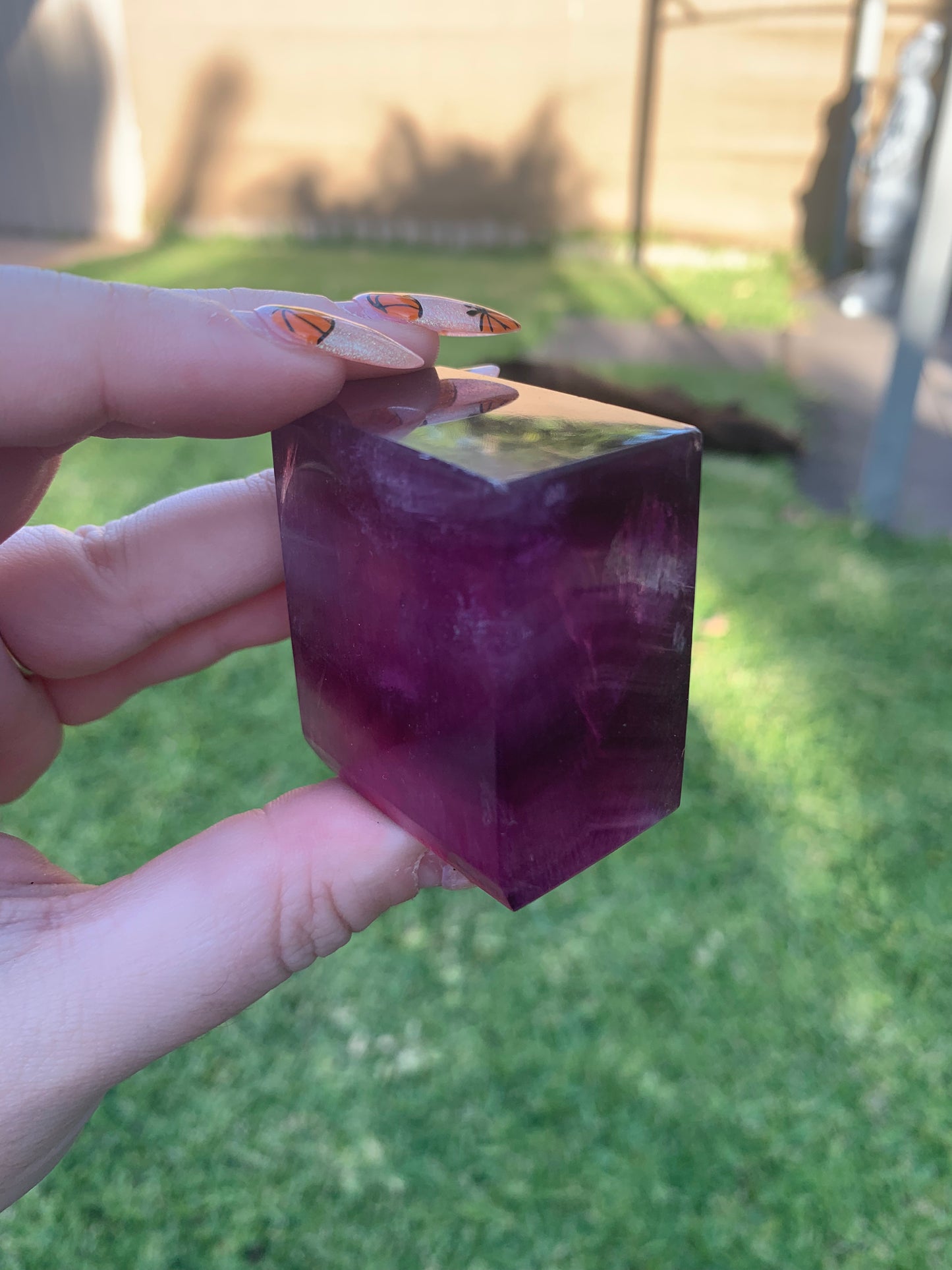 High Quality Rainbow Fluorite Blocks