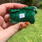 Malachite slab