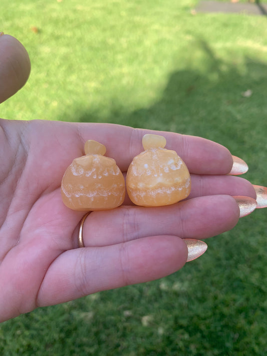 Orange Calcite Pumpkin