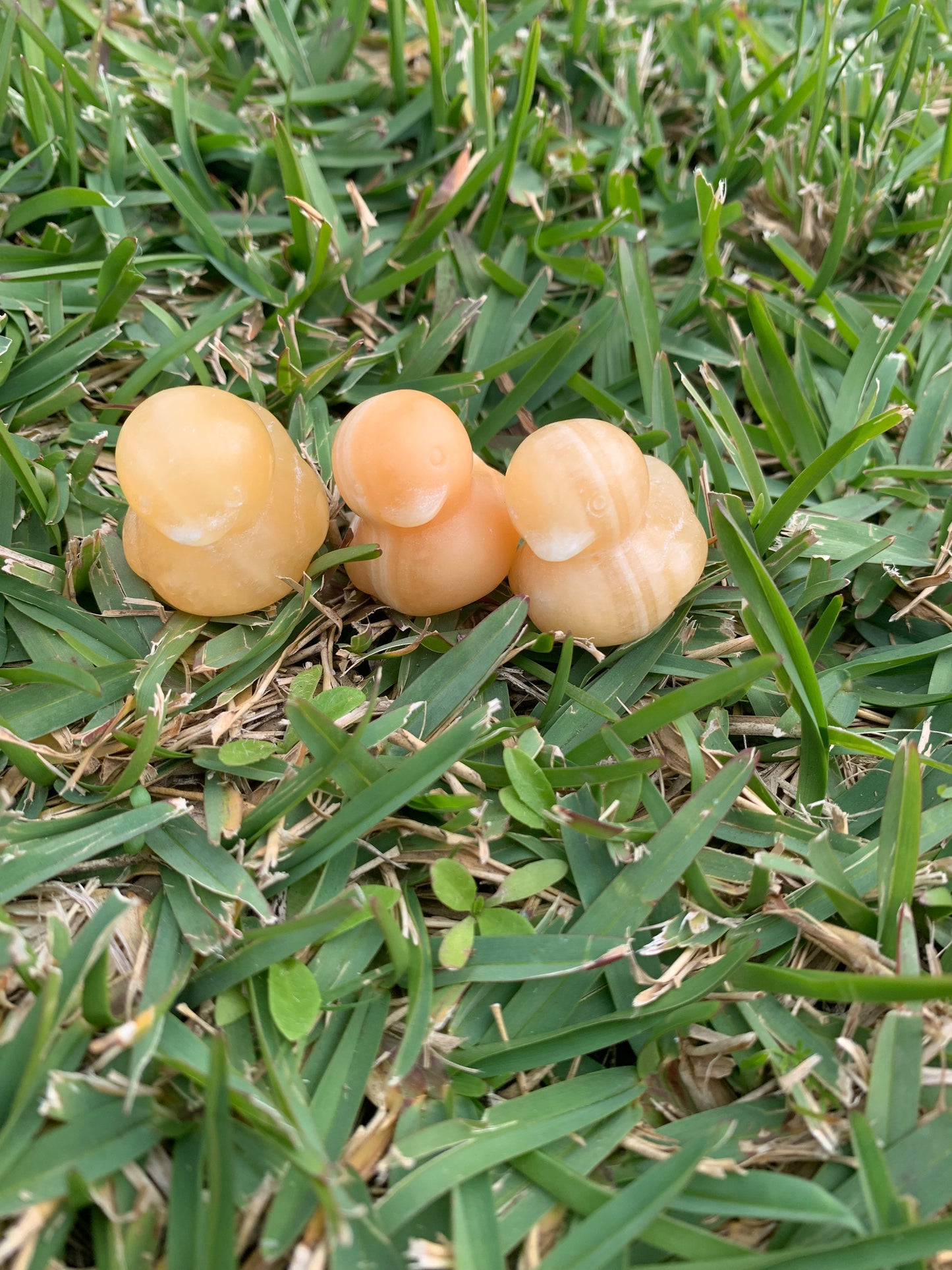 Orange Calcite Duck