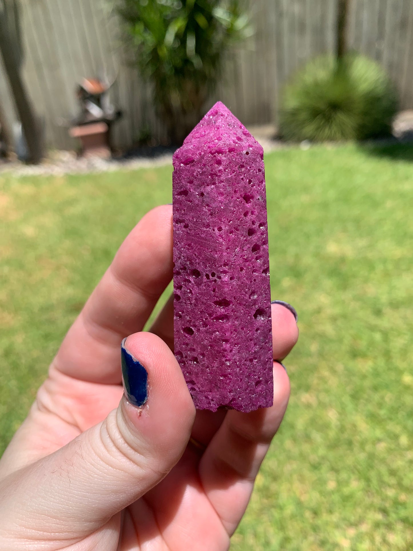 Ruby Diamond Point Ruby Point – EnokiCrystals