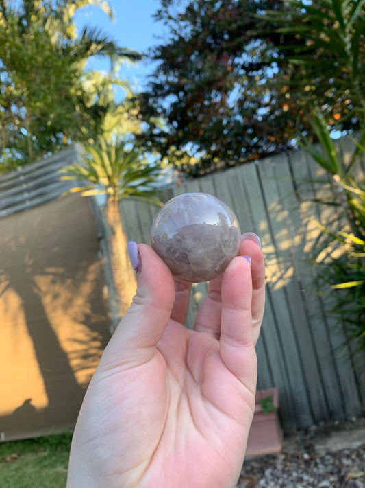 Blue Rose Quartz Sphere