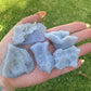Blue Lace Agate Chalcedony Raw