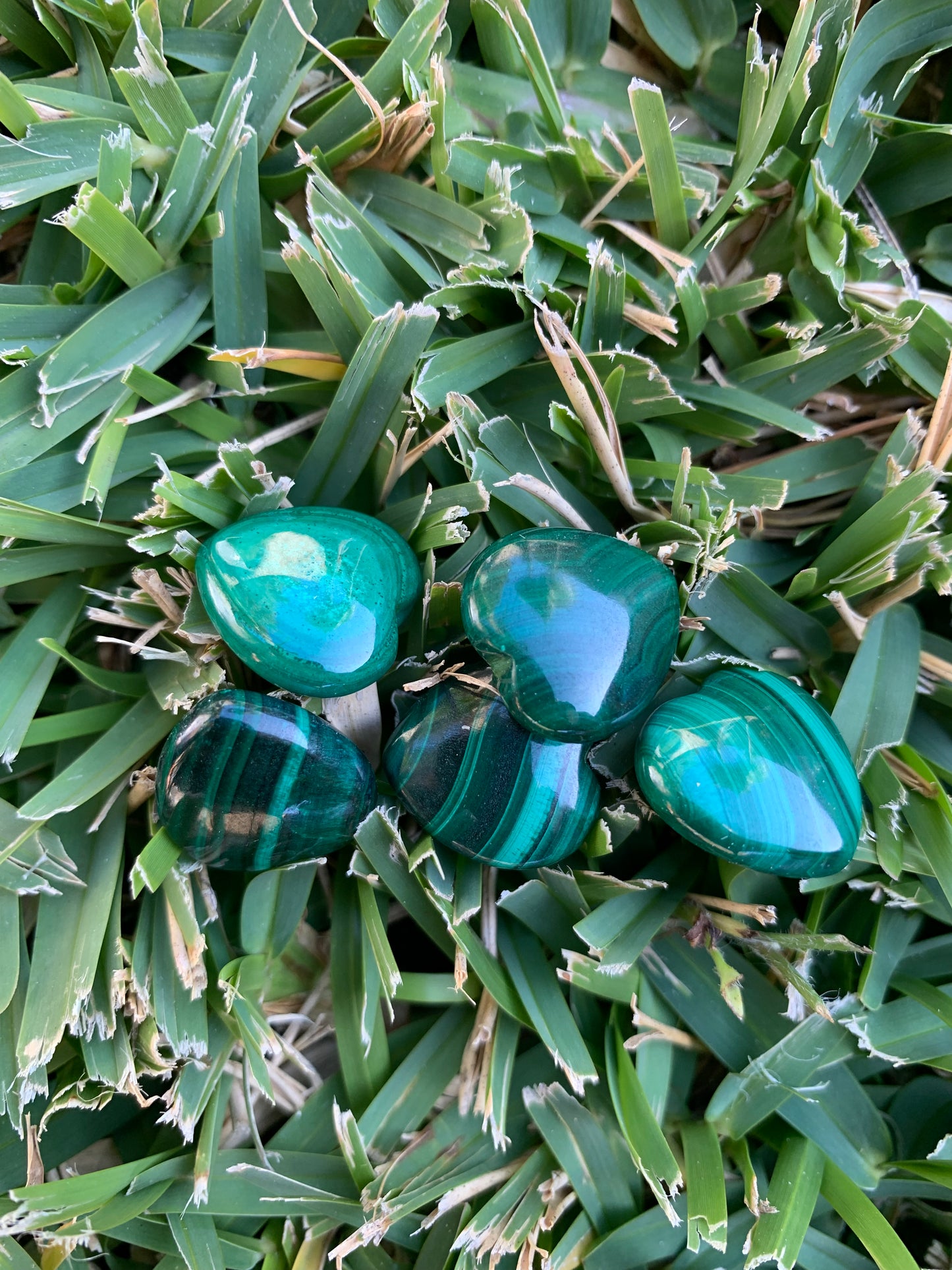 Malachite Mini Heart