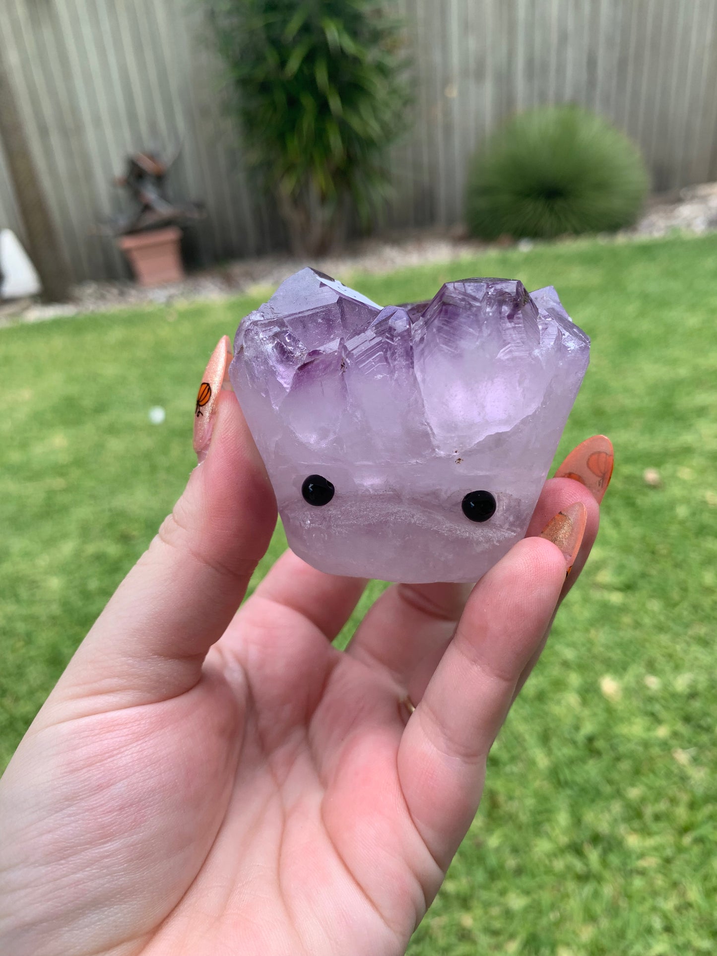 Amethyst Cluster Hedgehog