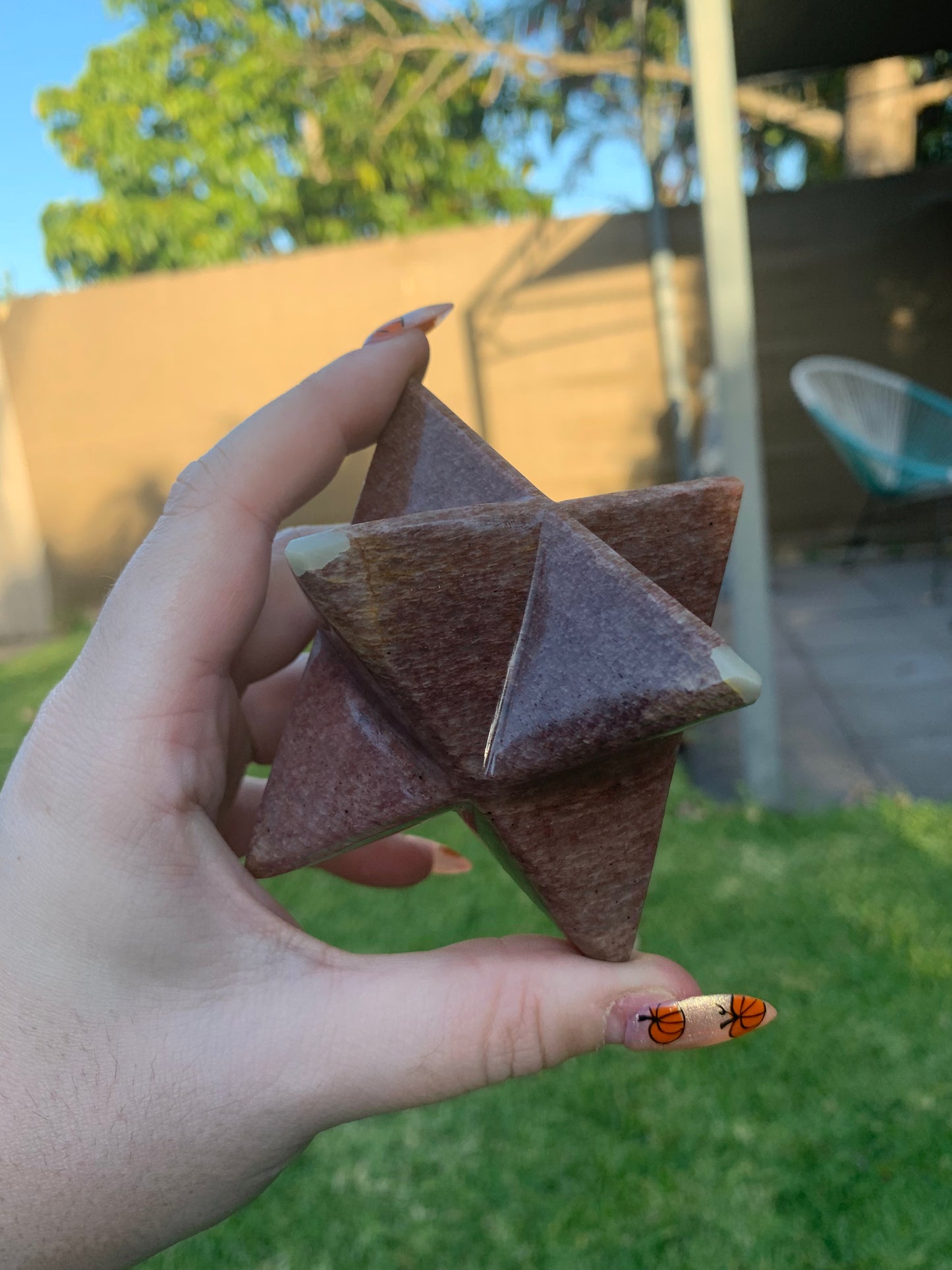 Chocolate Calcite Merkaba