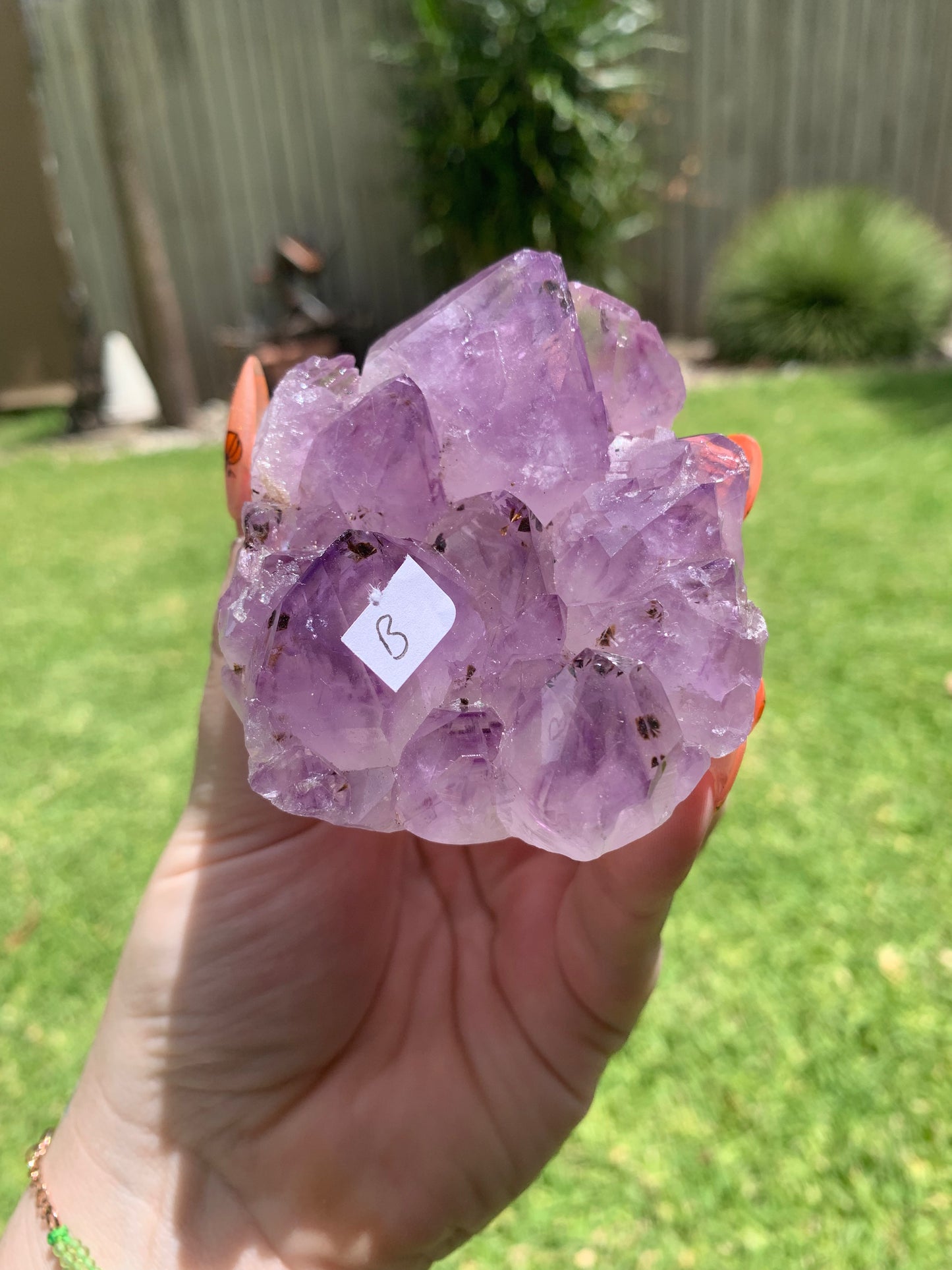 Amethyst Cluster Hedgehog