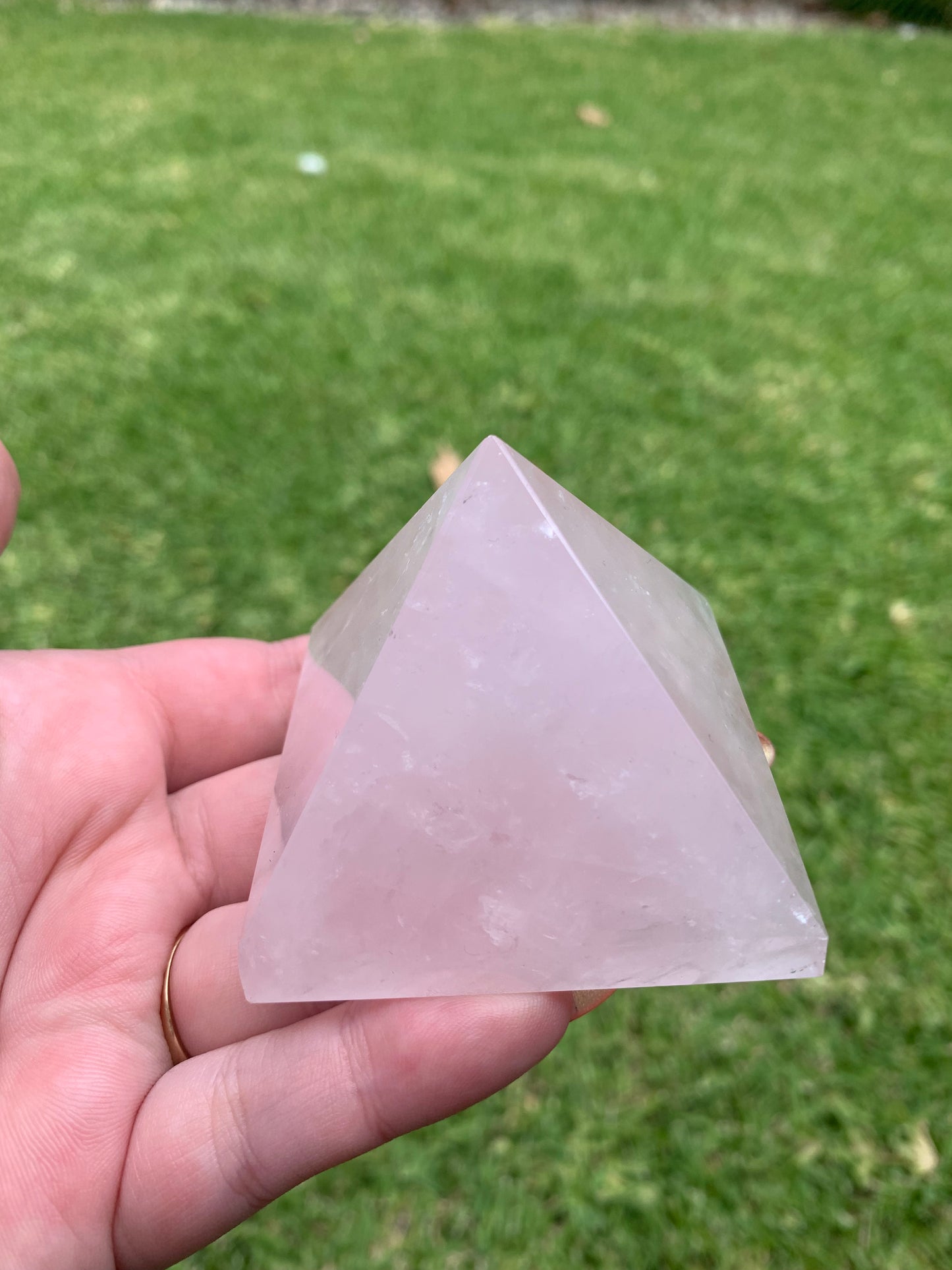 Rose Quartz Pyramid