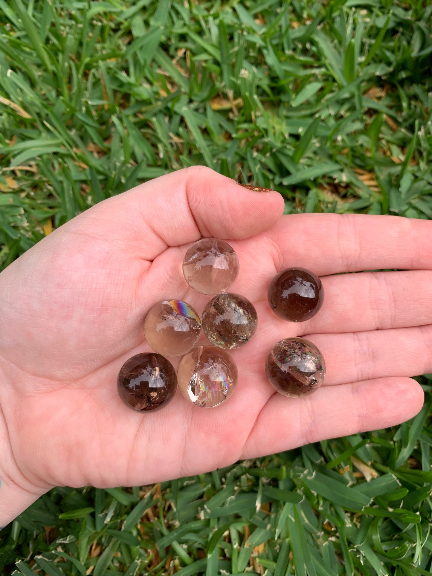 Mini Smoky Quartz Sphere