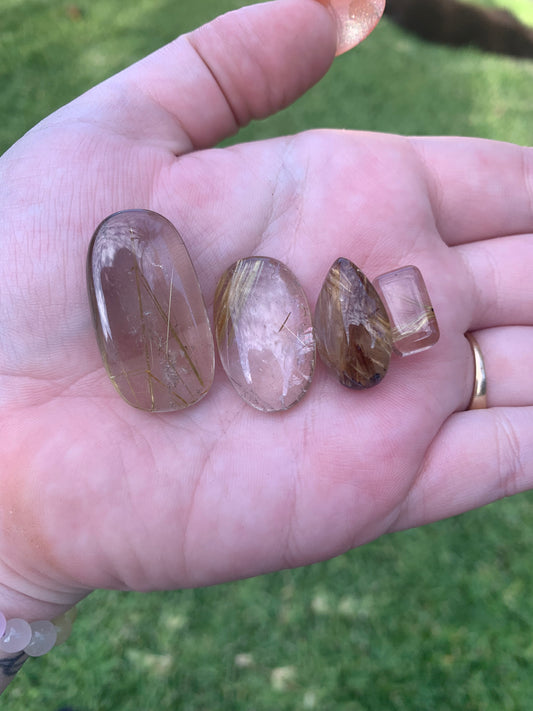 Golden Rutile Cabochon