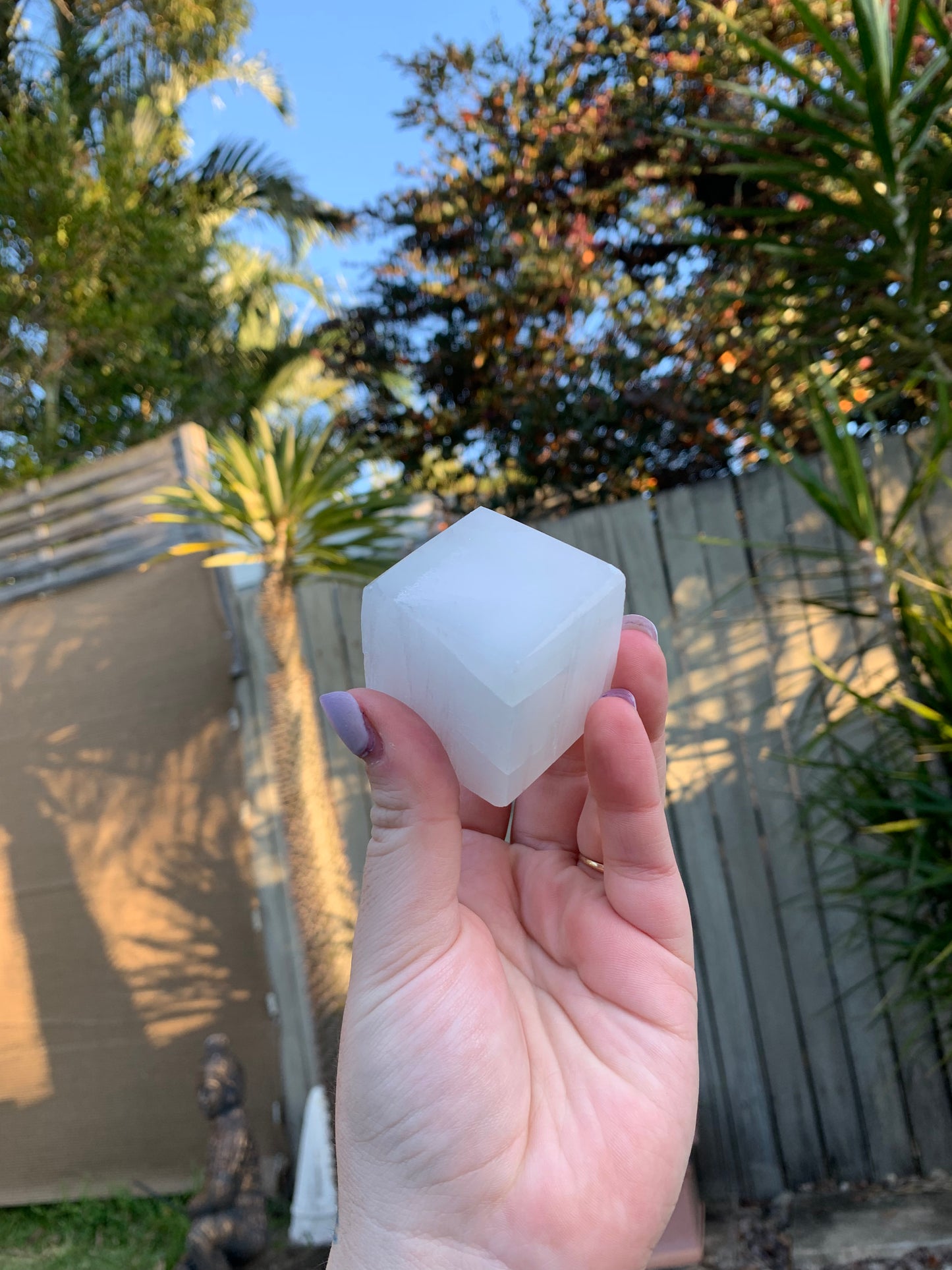 Selenite Small Cube