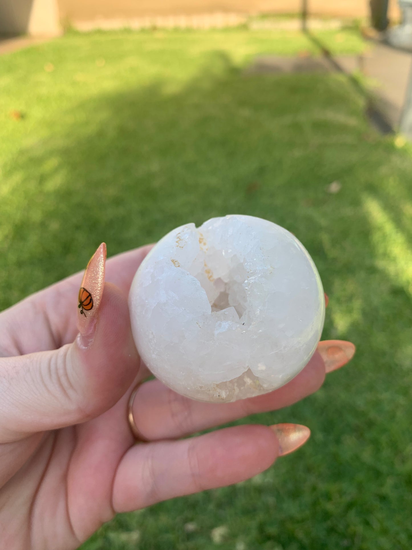 Druzy Agate Sphere