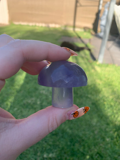 Fluorite Mushroom