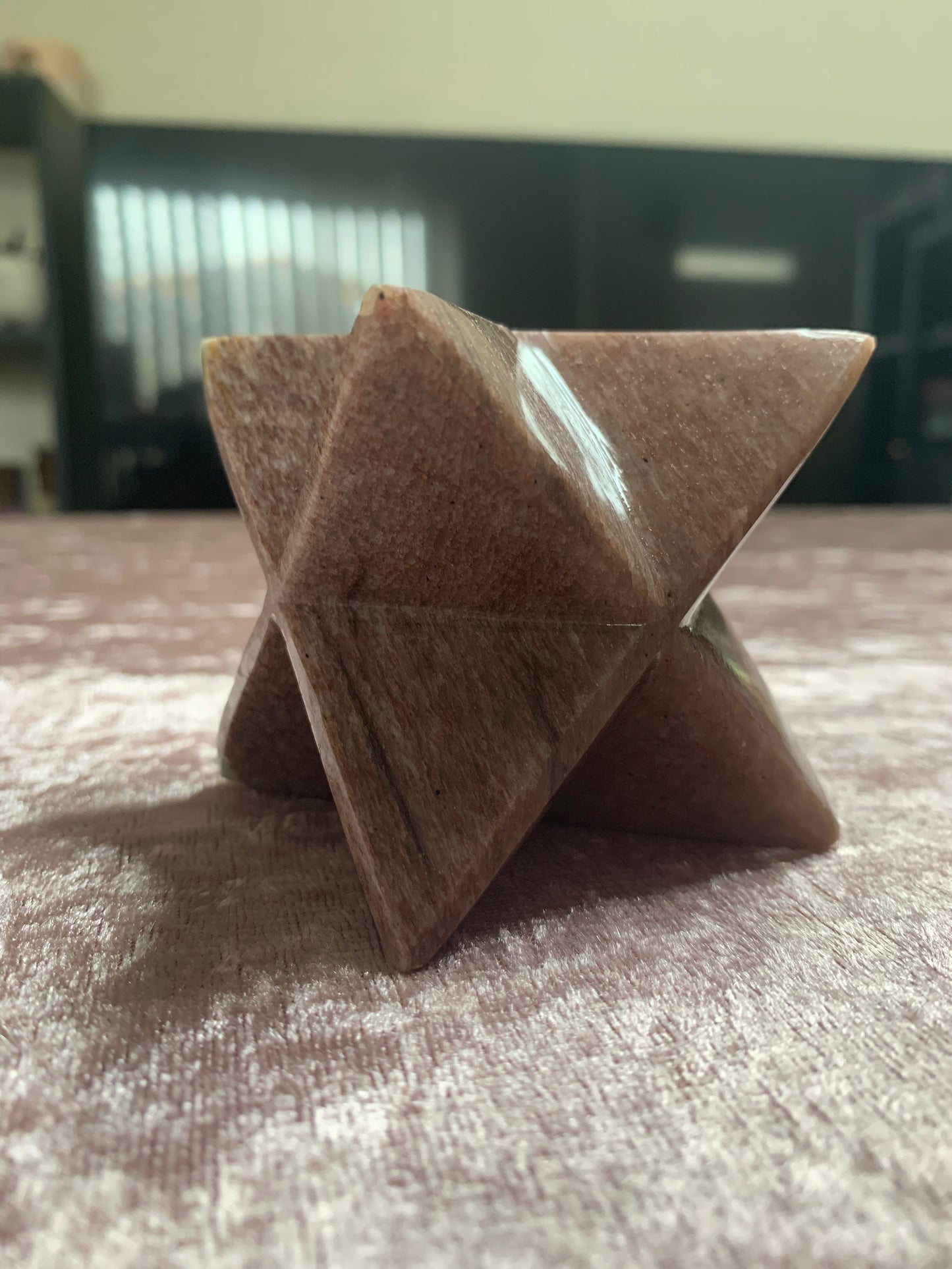 Chocolate Calcite Merkaba