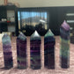 Rainbow Fluorite Point