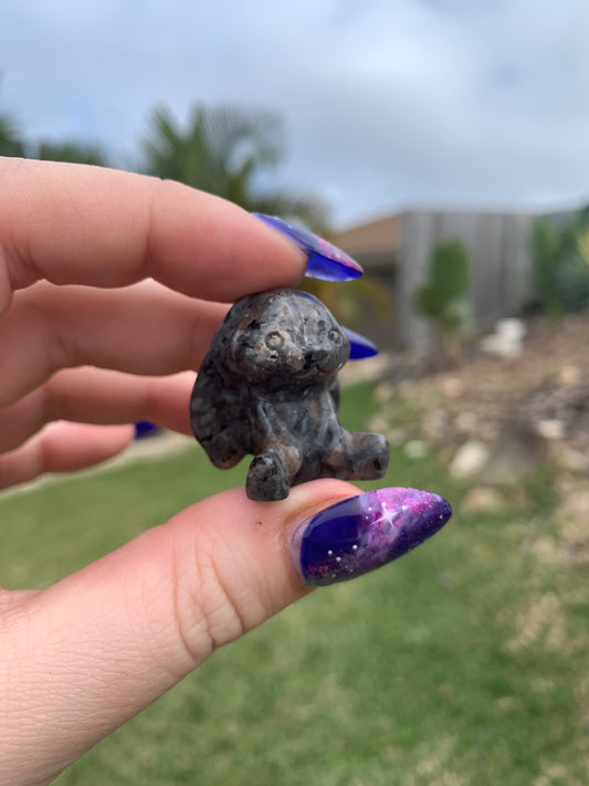 Mini Larvikite Bunny