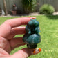 Moss Agate Standing Hamster