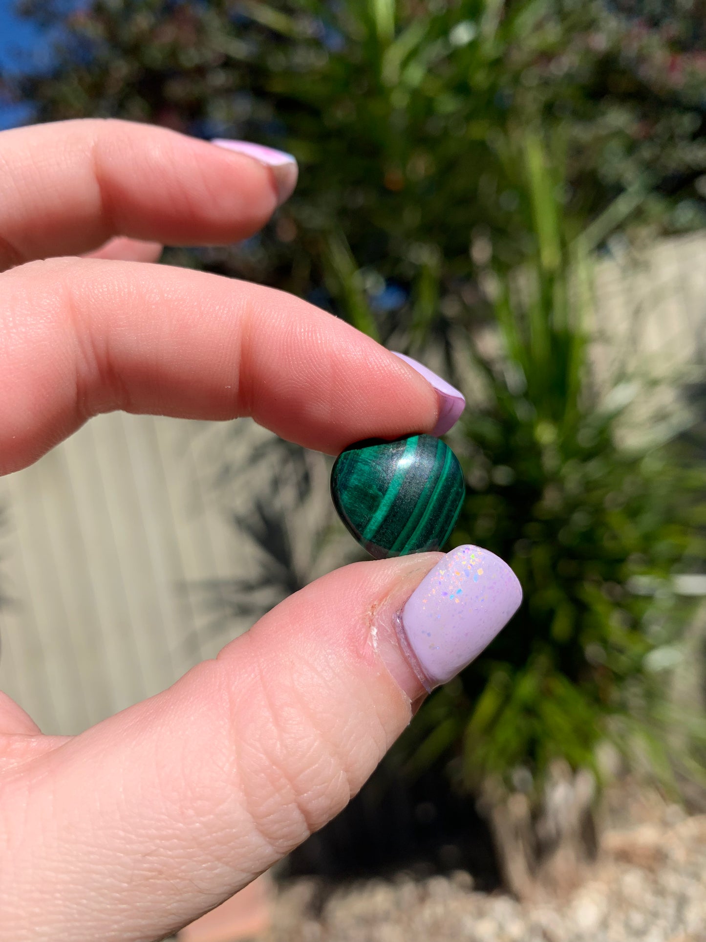 Malachite Mini Heart