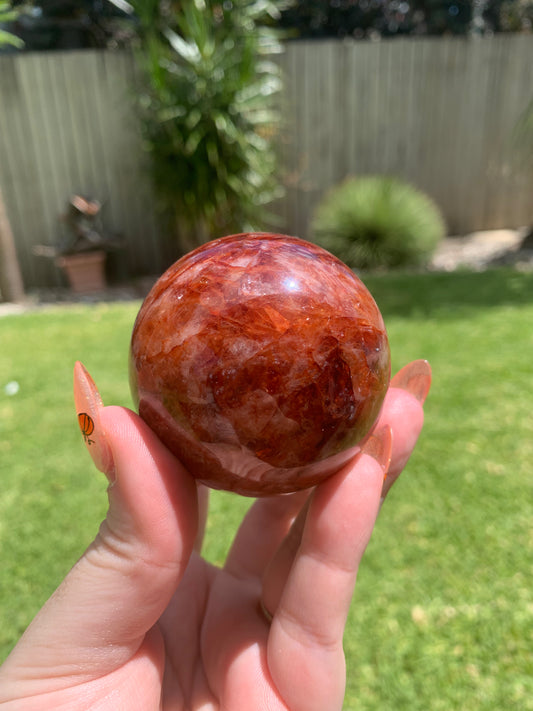 Fire Quartz Sphere *High Quality*