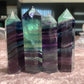 Rainbow Fluorite Point