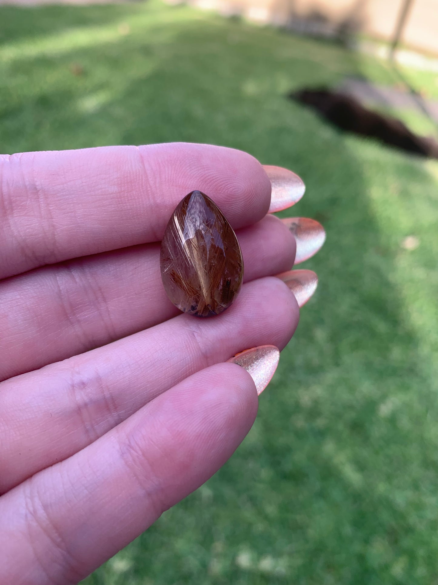 Golden Rutile Cabochon