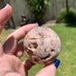 Pink Amethyst Flower Agate Sphere